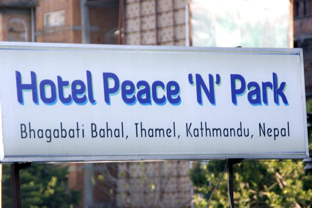 Hotel Peace N Park Katmandu Eksteriør bilde